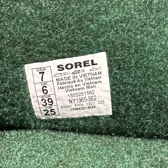 🌸SOREL🌸  Kids' Flurry Waterproof Snow Boot Size: 7 - Picture 9 of 10